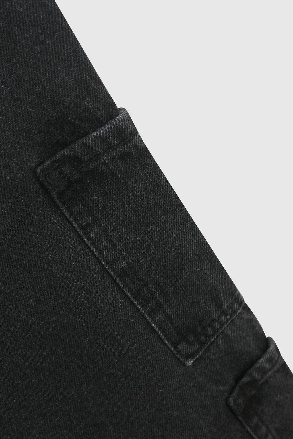 Jeans Cargo Negro Niña 3-4A a 12-13A Colloky-3