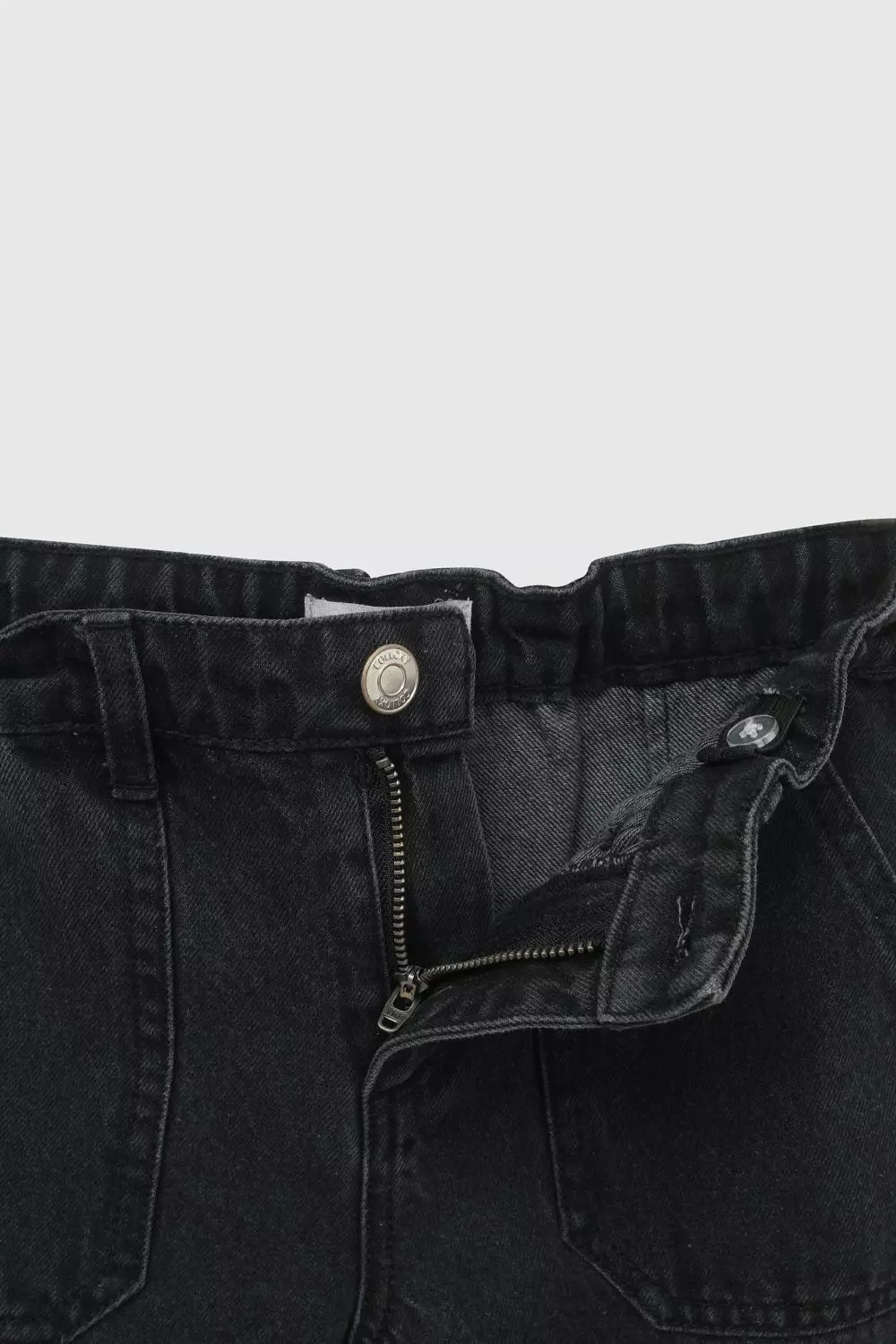 Jeans Cargo Negro Niña 3-4A a 12-13A Colloky-4