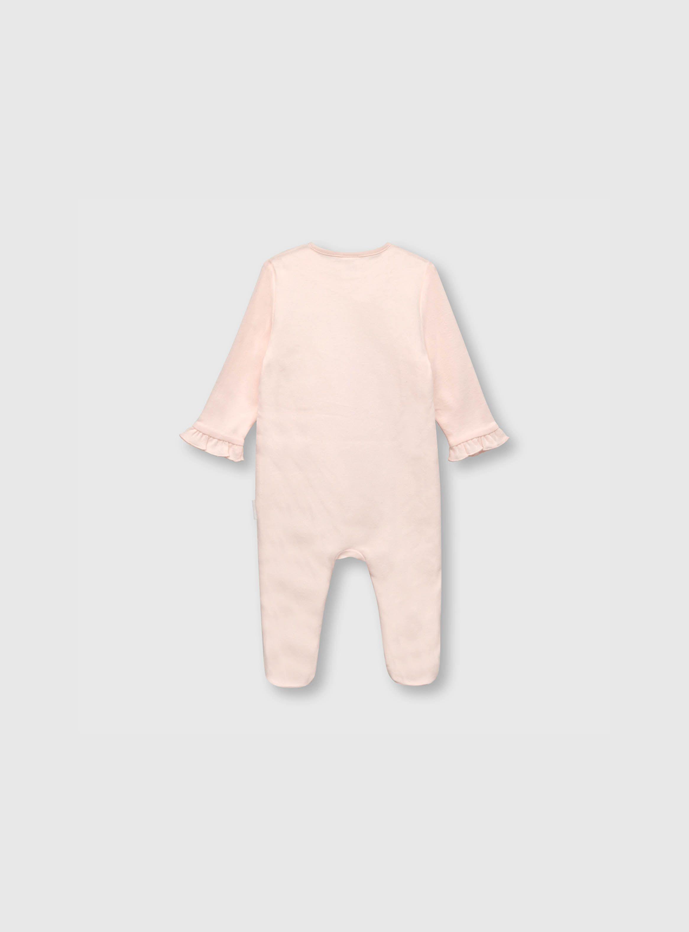 Osito De Bebe Niña Estampado Rosado (0 A 9 Meses) Colloky-1