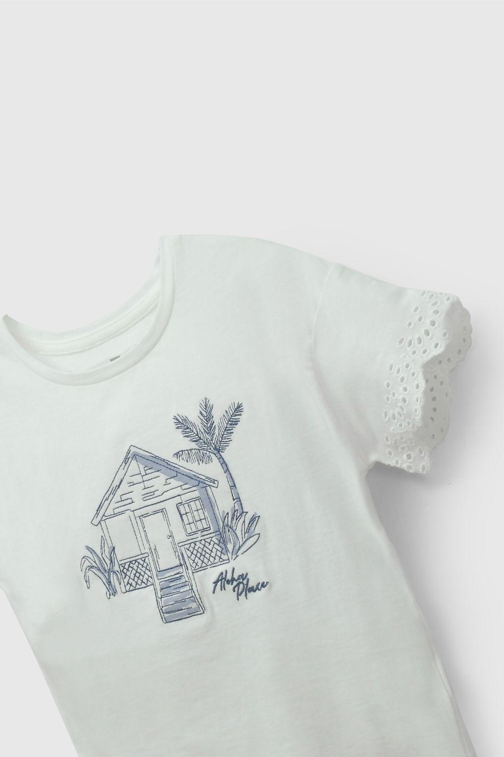 Polera Niña Blanco 58205 Colloky-2