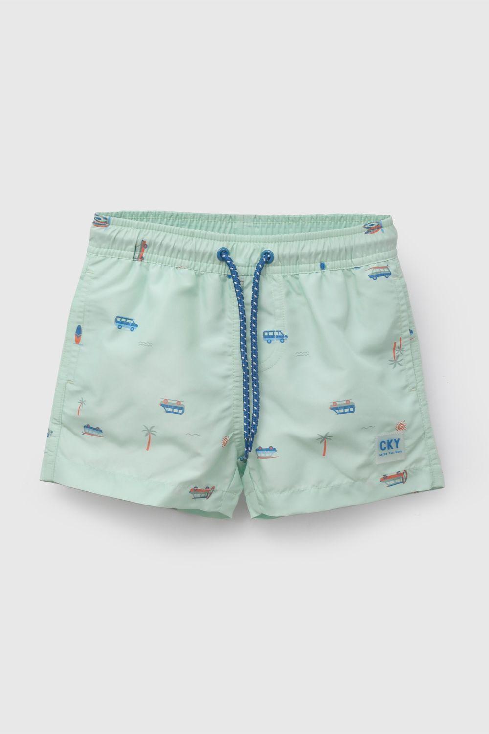 Traje De Baño Niño Verde 58255 Colloky-0