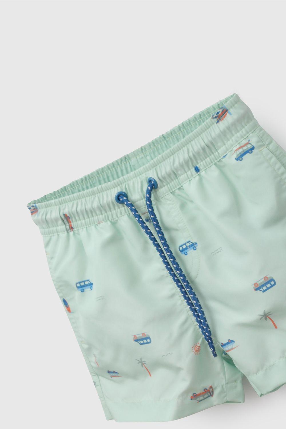 Traje De Baño UV Verde De Niño TBPY1196V26-2