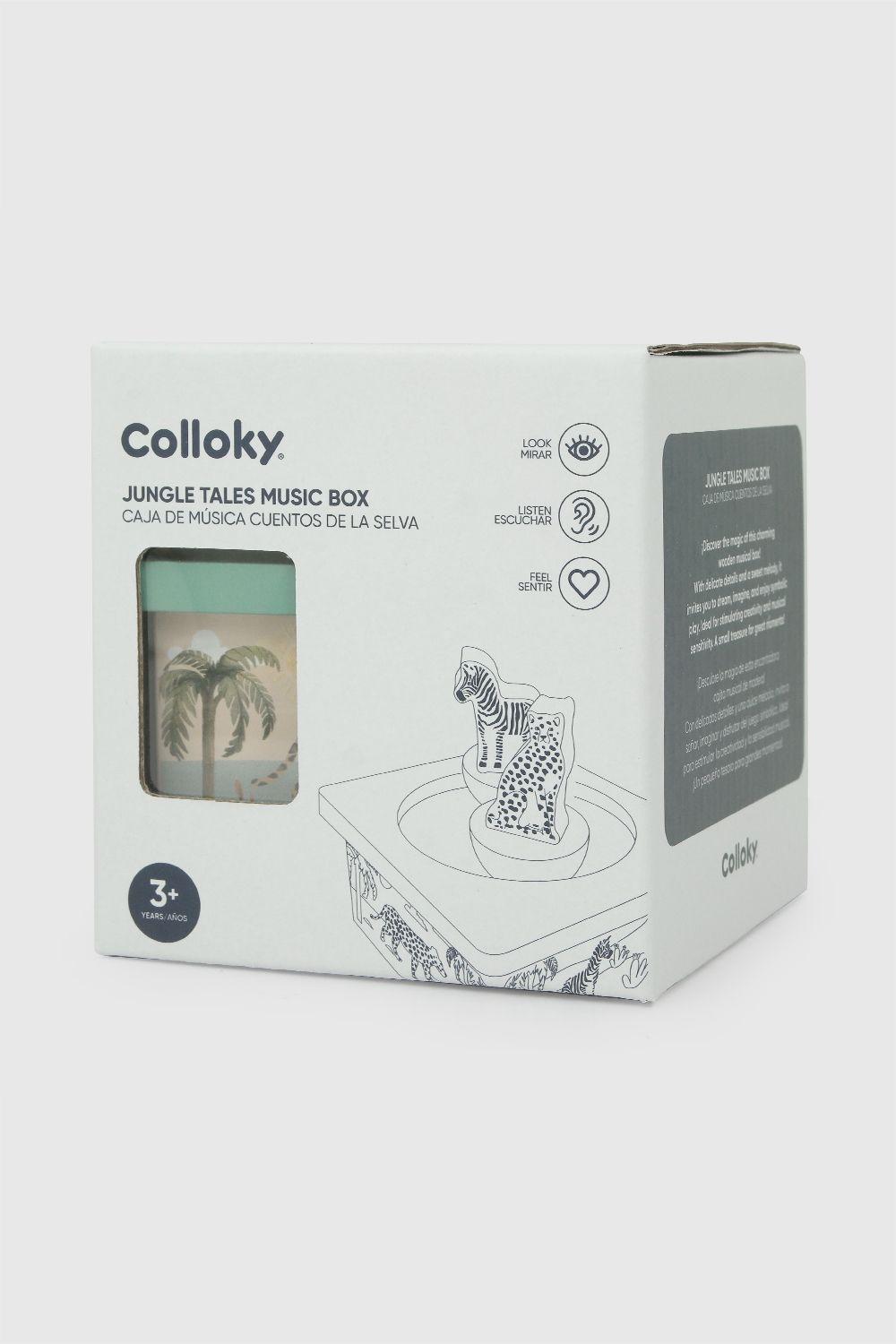 Juguete De Madera Caja Musical Niño Colloky-2