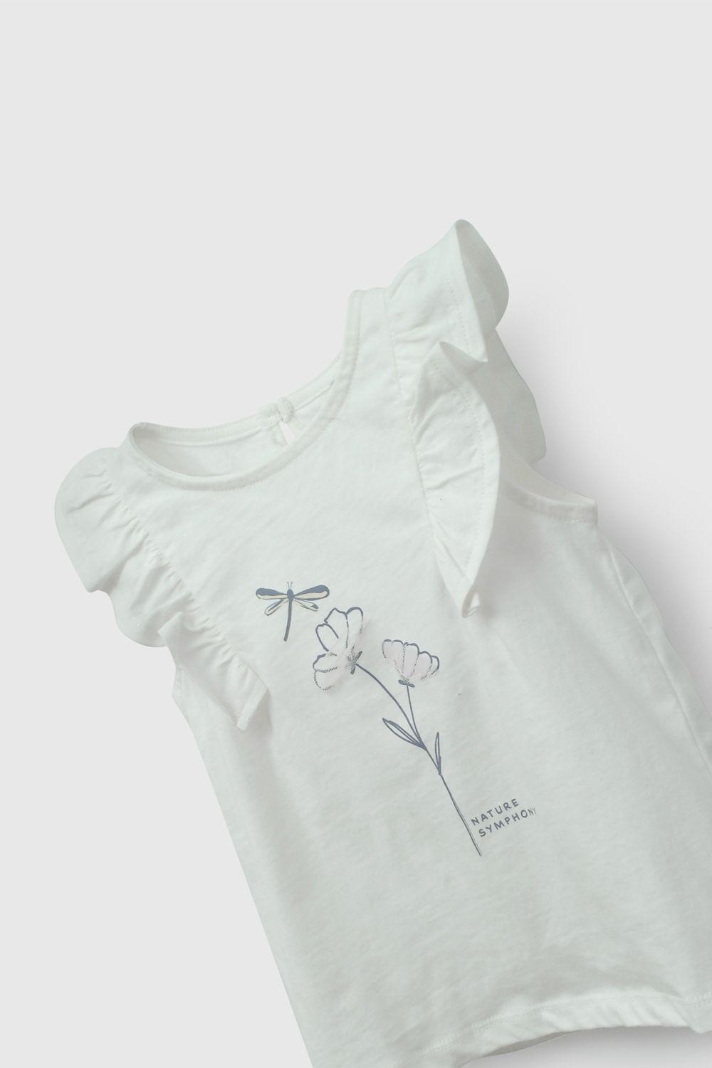 Polera Niña Blanco 58208 Colloky-2