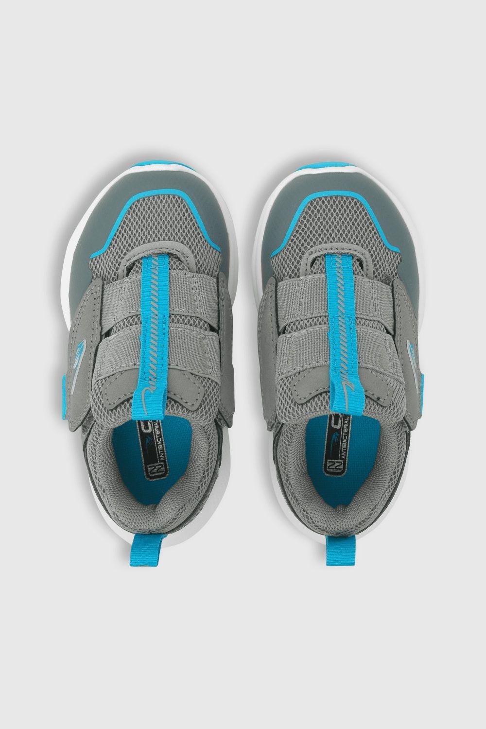 Zapatilla de niño deportiva calce fácil gray / gris (21 a 27)-3