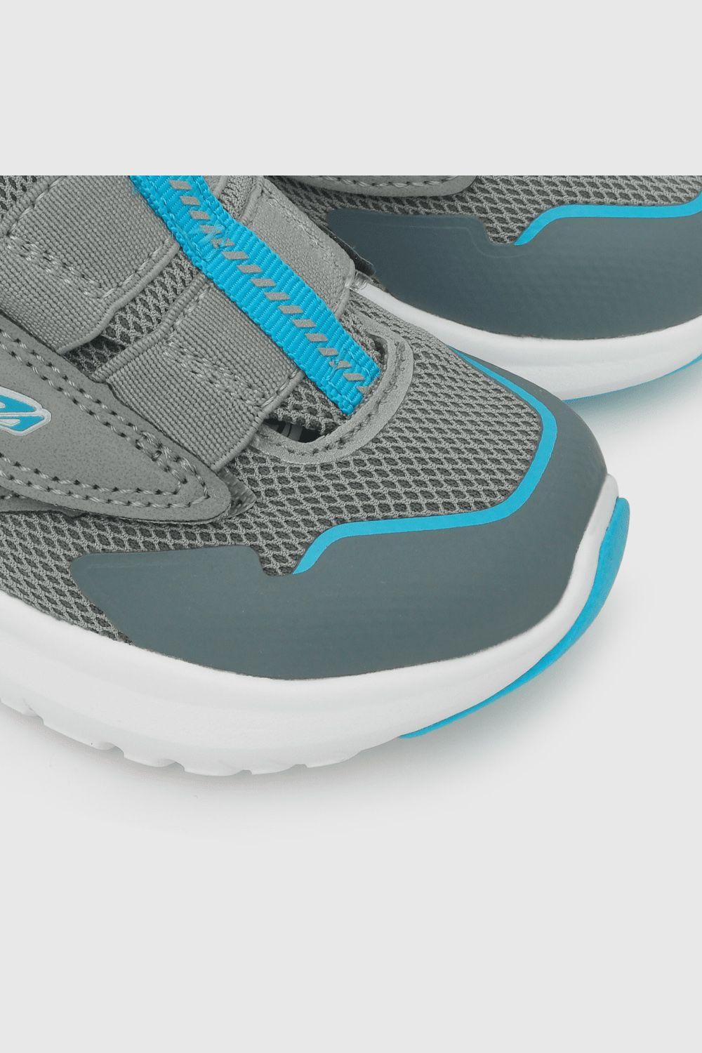 Zapatilla de niño deportiva calce fácil gray / gris (21 a 27)-5