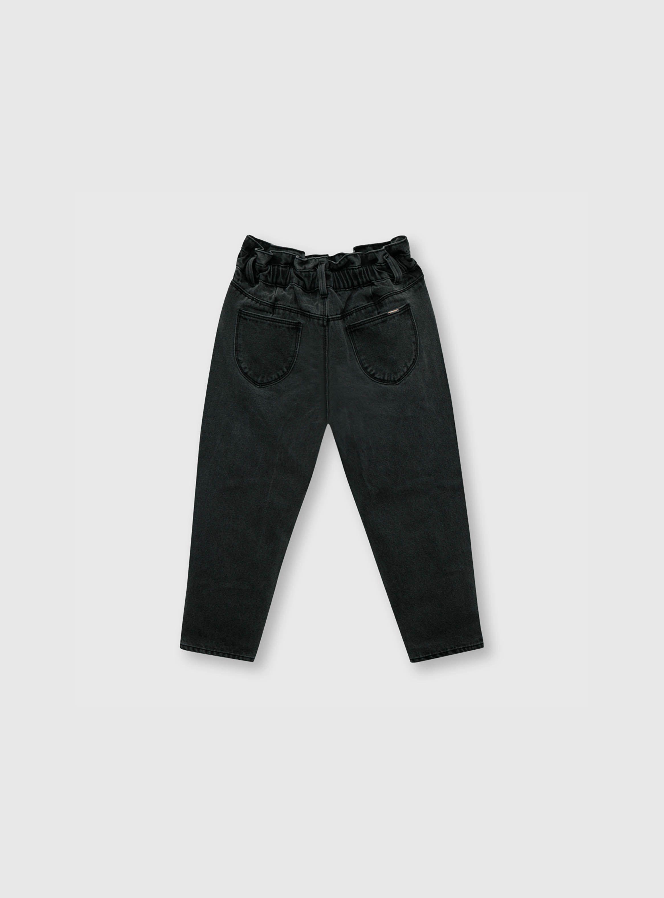 Jeans Niña Negro (2 A 12 Años) Colloky-1