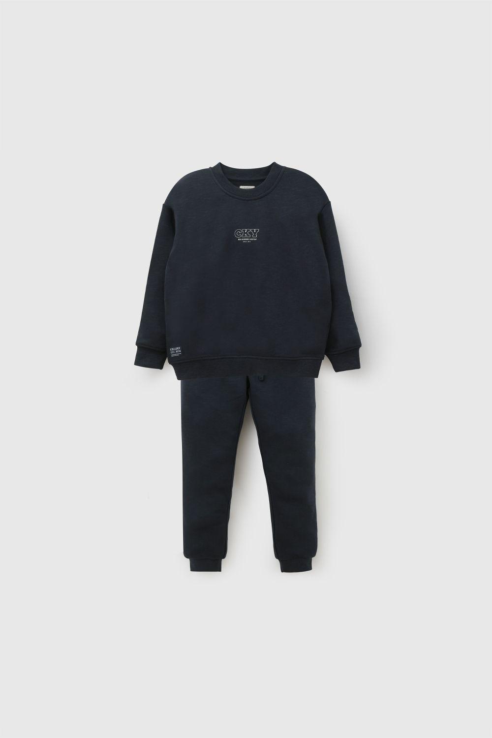 Pantalón Buzo Celeste Niño 7569 Colloky-3