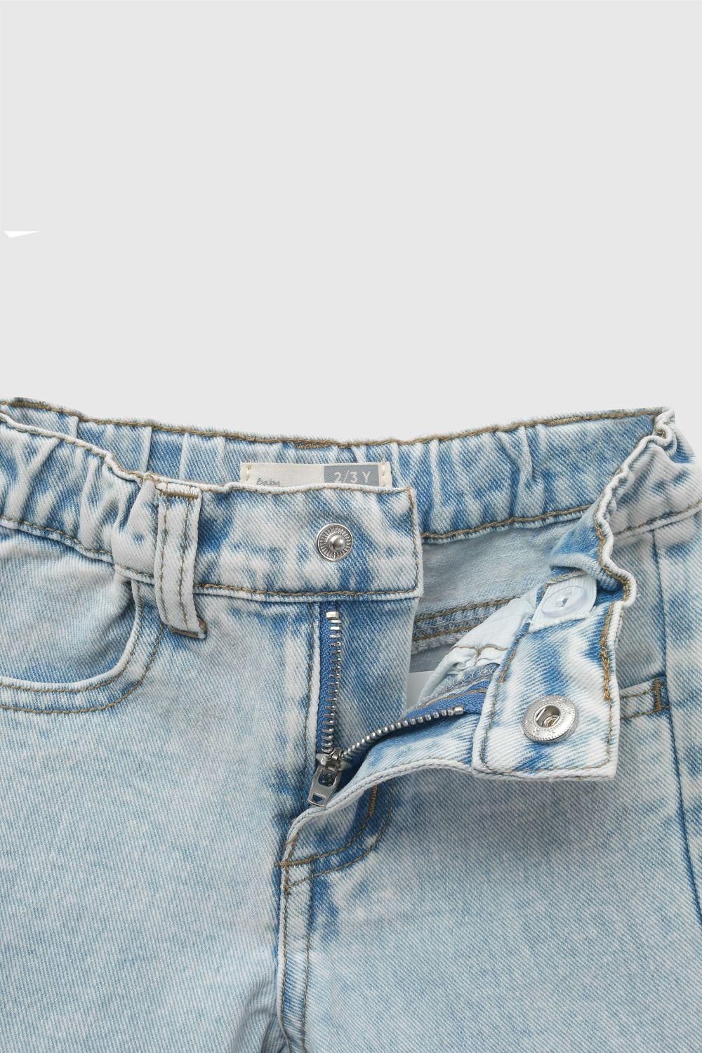 Jeans Mezclilla Azul Niña 6-9M a 4-5A Colloky-2
