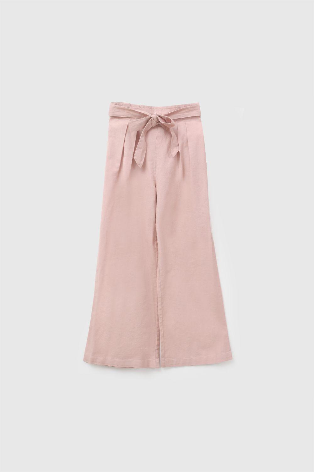 Pantalon Culotte Rosa Viejo Niña 3-4A a 12-13A Colloky-0