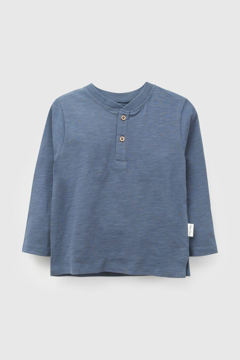 Polera Botones Denim Niño 6-9M a 4-5A Colloky-0