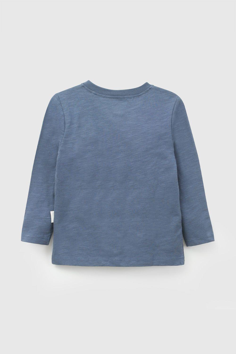 Polera Botones Denim Niño 6-9M a 4-5A Colloky-1