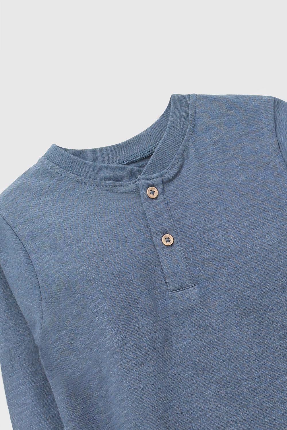 Polera Botones Denim Niño 6-9M a 4-5A Colloky-2