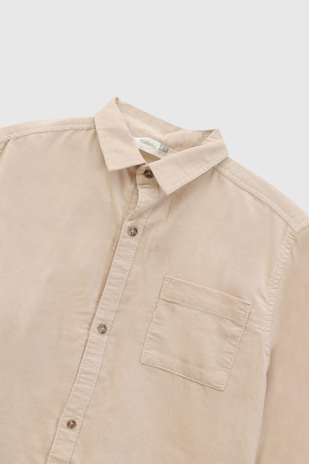 Camisa Niño Beige 7841 Colloky-2