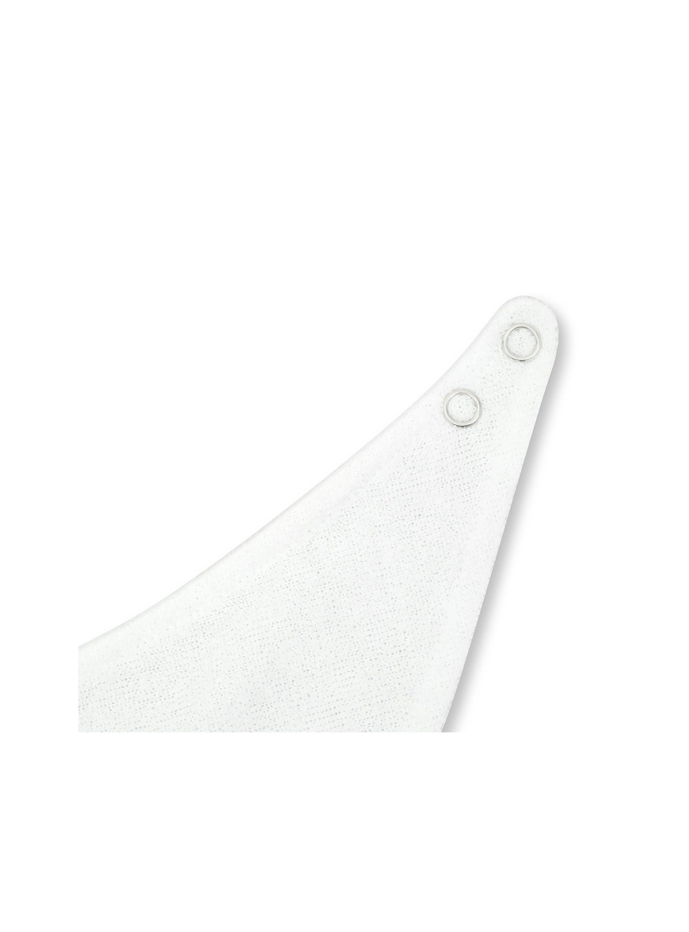 Babero De Bebé Niña 2 Pack Blanco (Talla Única) Colloky-2