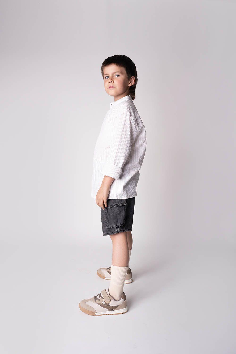 Zapatilla Urbana Beige y Café 47290266V26-1