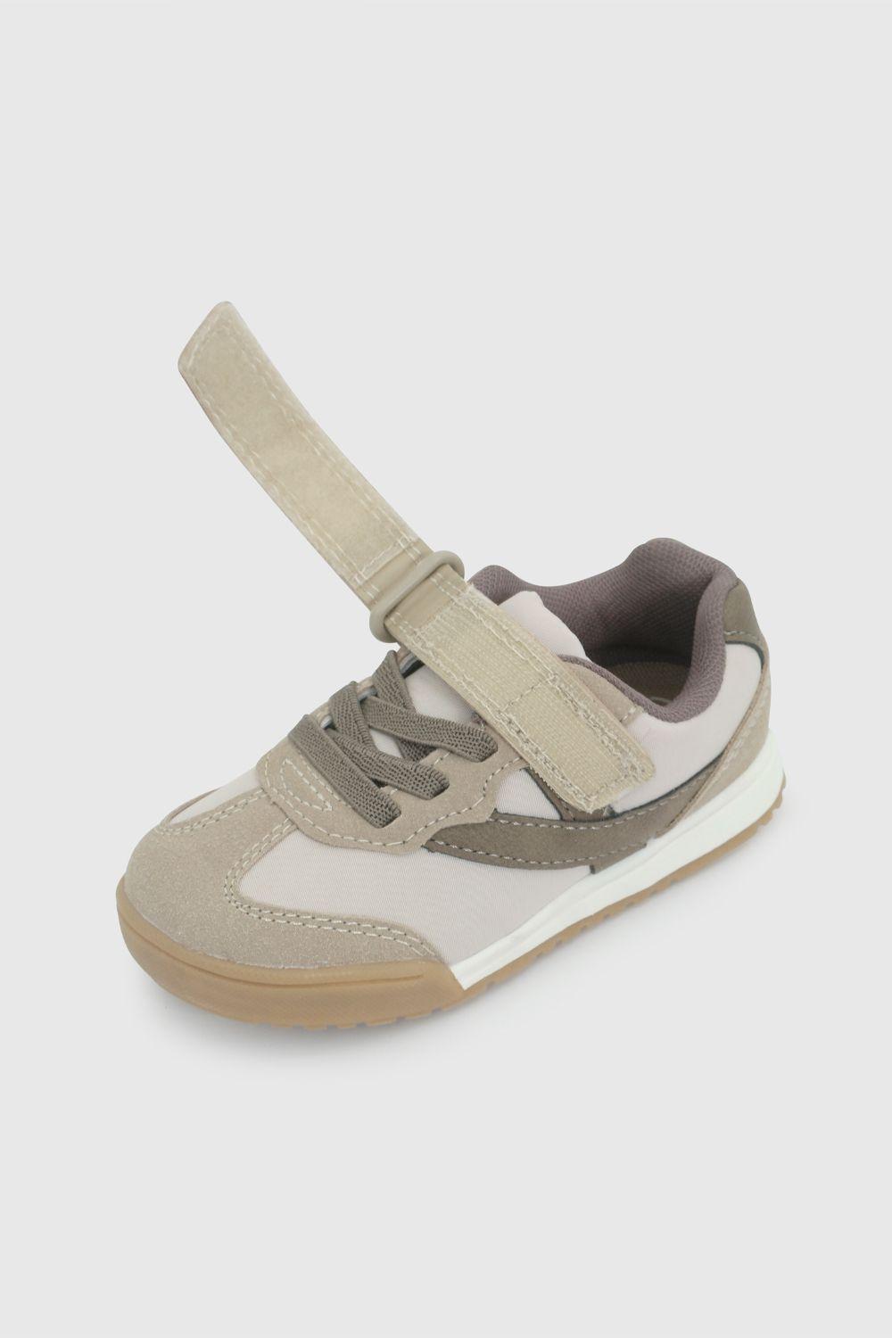 Zapatilla Urbana Beige y Café 47290266V26-6