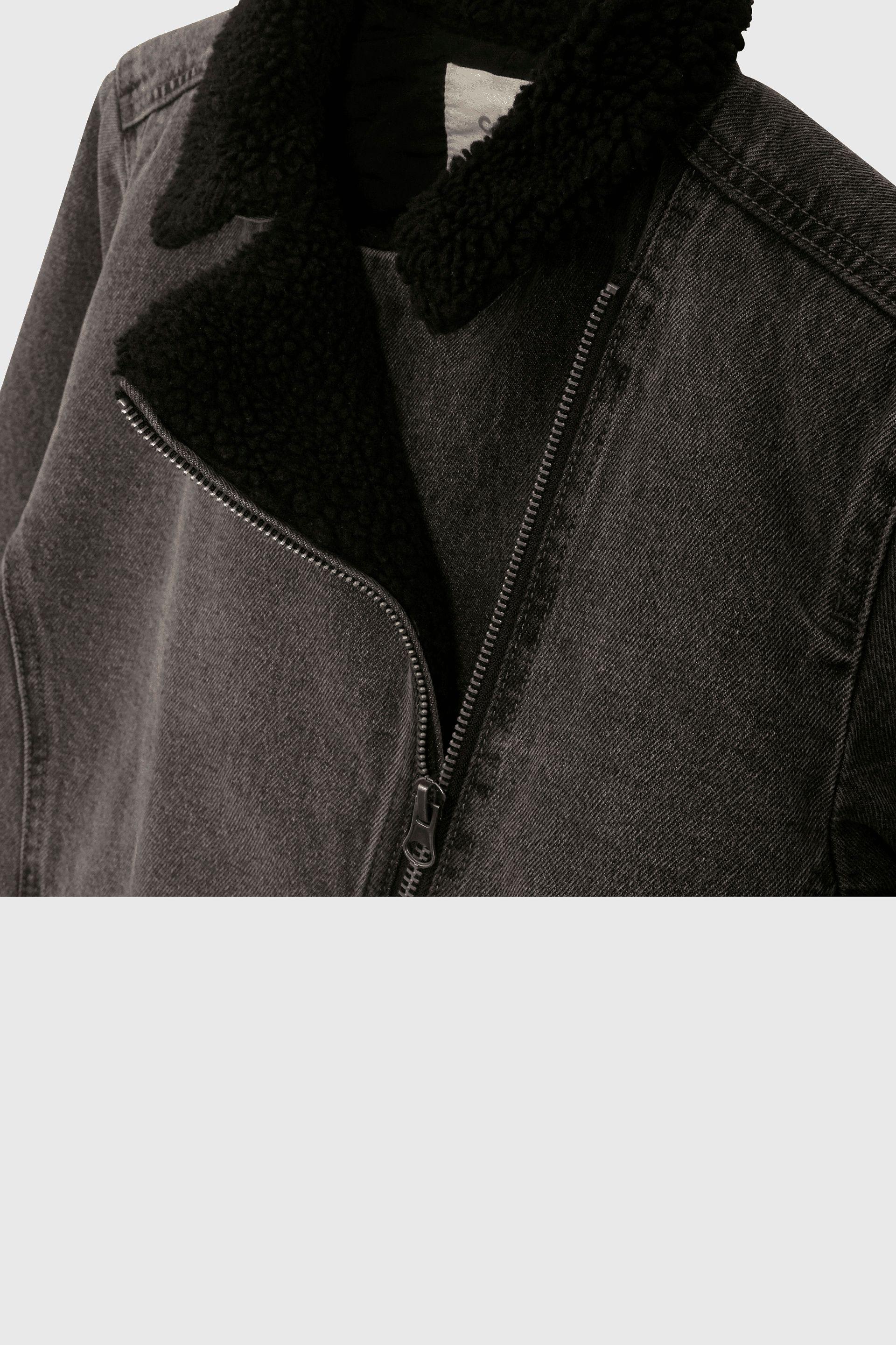 Chaqueta Forrada Jeans Animal Print-2