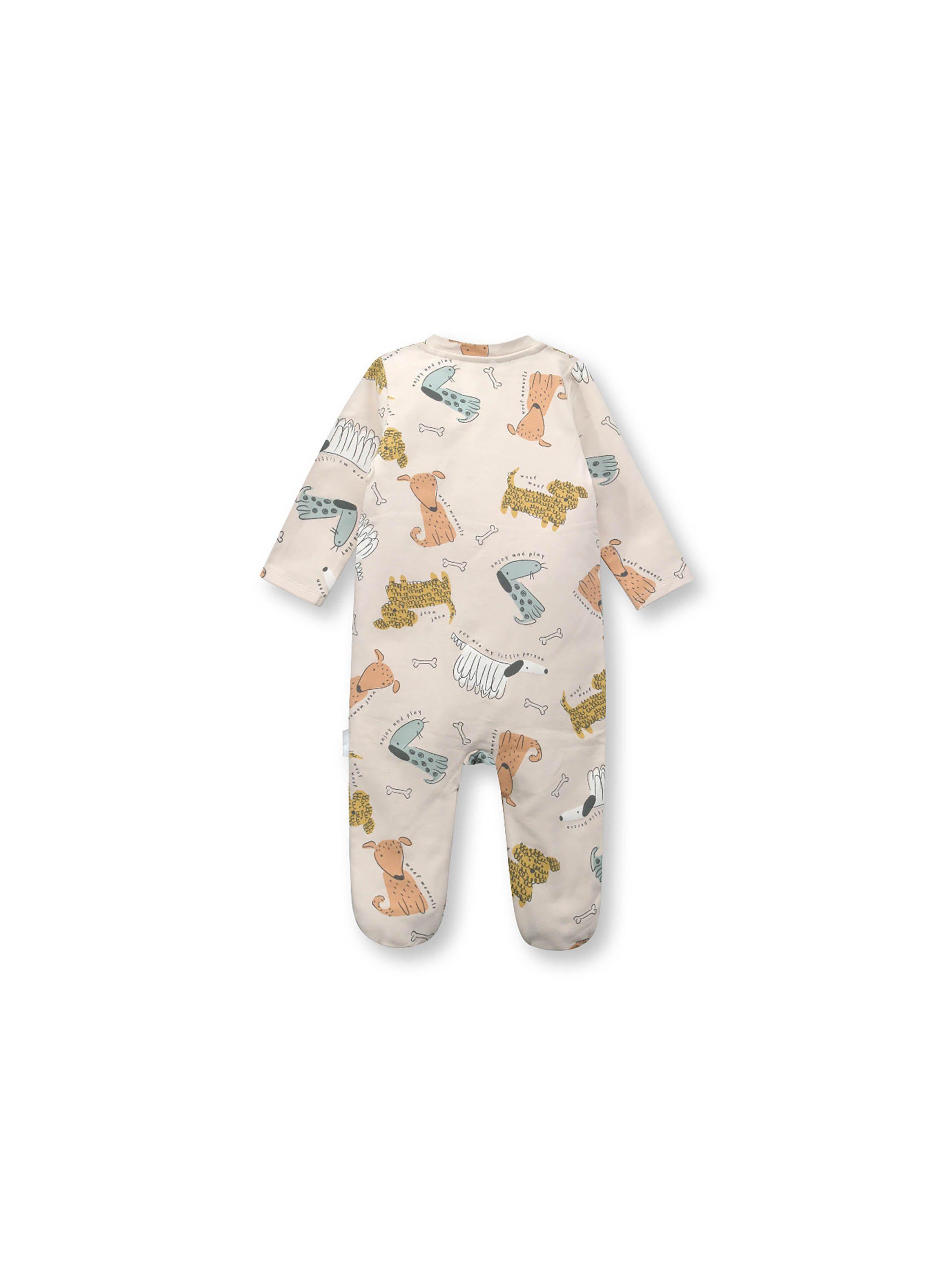 Osito de bebé niño perros beige (0 a 9 meses)-2