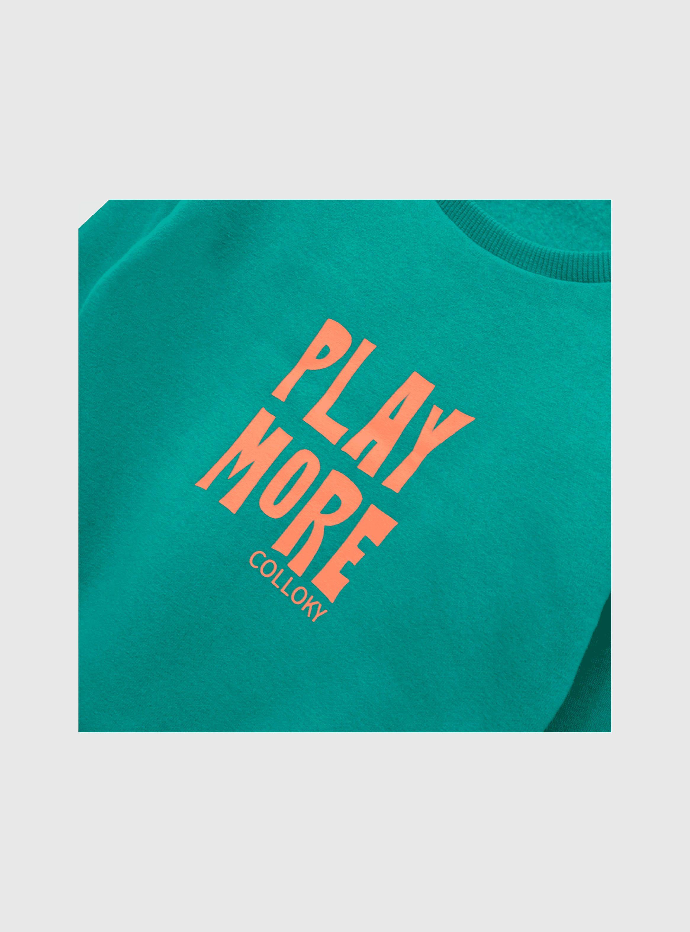 Polerón De Bebé Niño Estampado Verde (3 A 36 Meses) Colloky-2