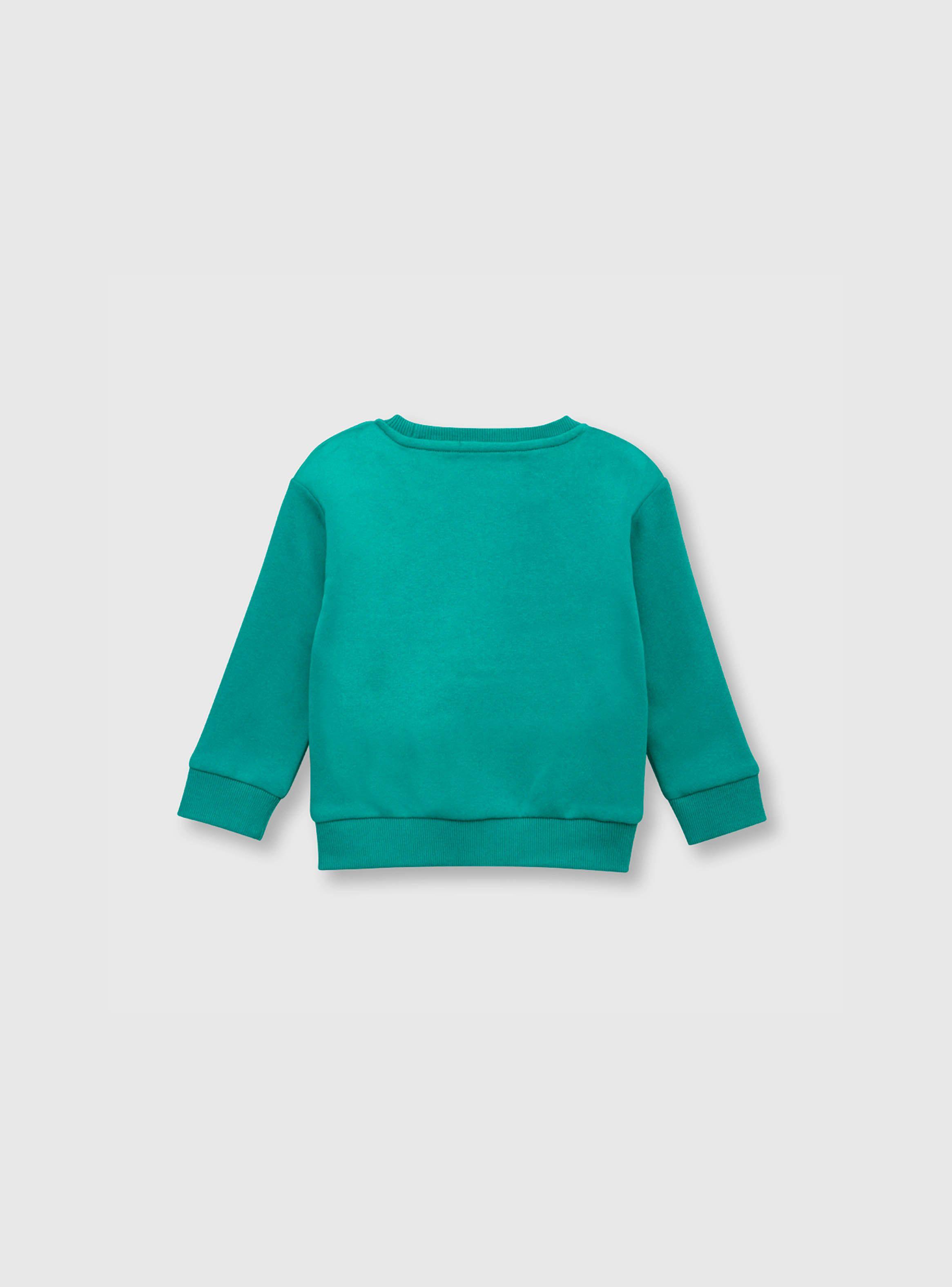 Polerón De Bebé Niño Estampado Verde (3 A 36 Meses) Colloky-1