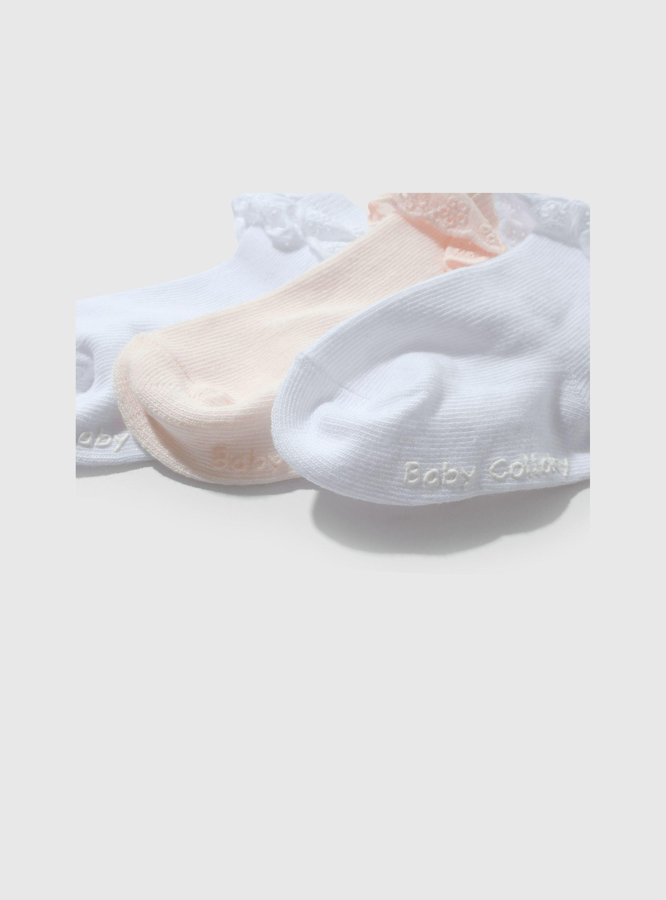 Calcetín Deportivo Niña Blanco 55391 Colloky-2