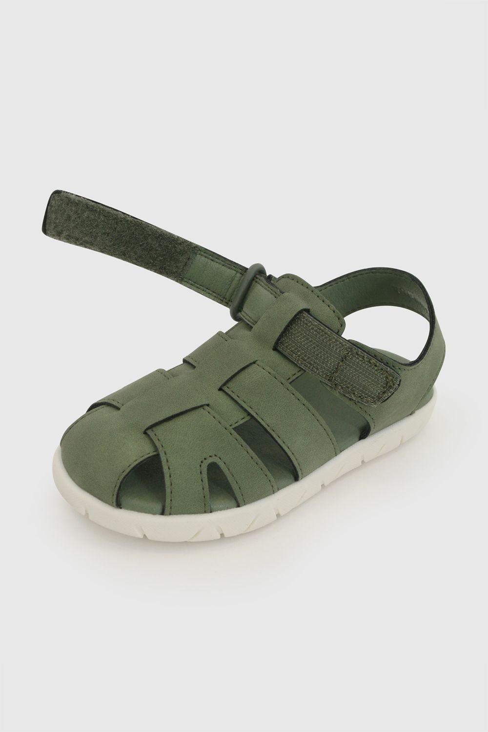 Sandalia niño caminante verde 21-27-5