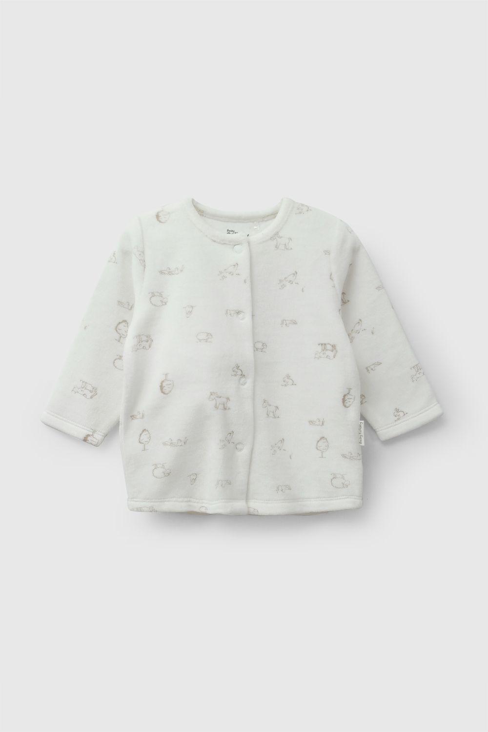 Conjunto Farm Plush Crema Niño Rn a 6-9M Colloky-2