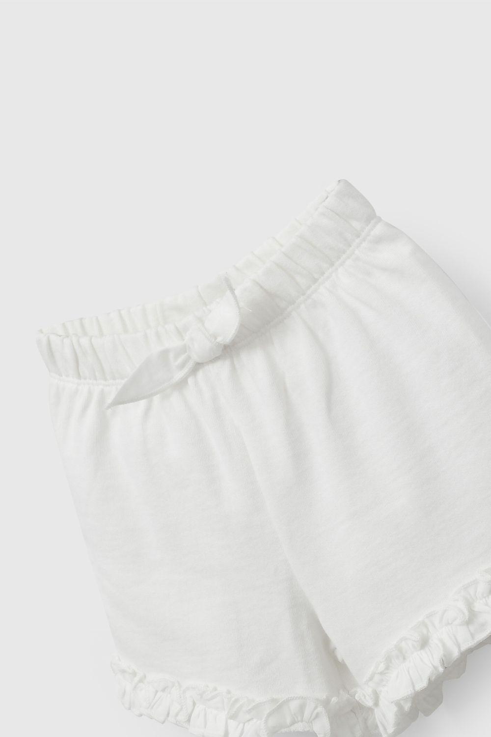Short Niña Blanco 58032 Colloky-2