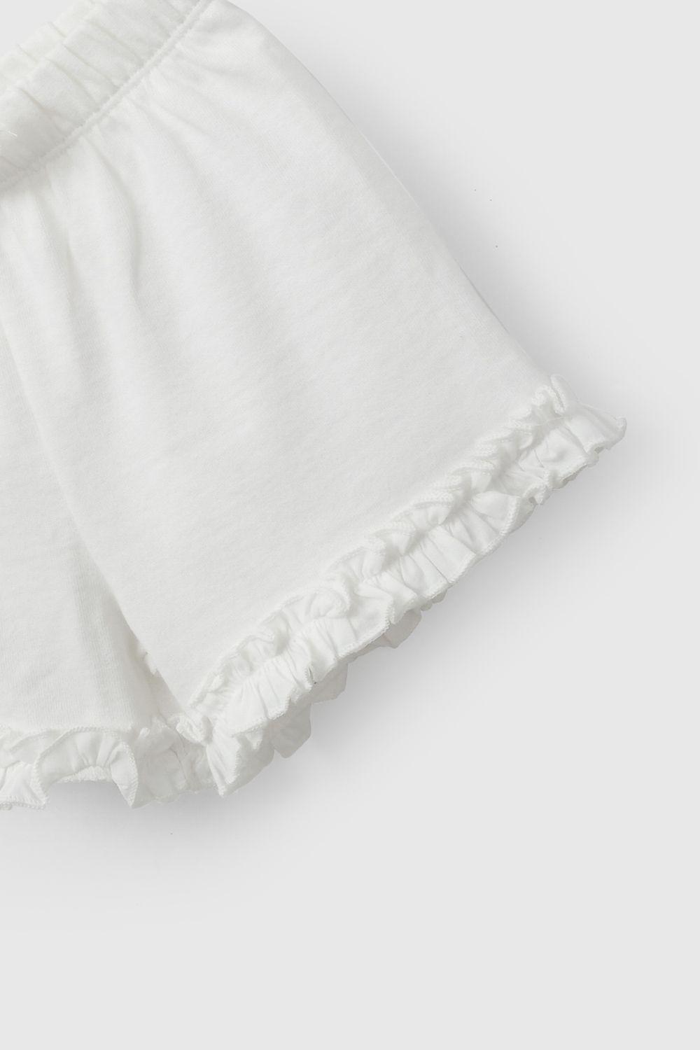 Short Niña Blanco 58032 Colloky-3