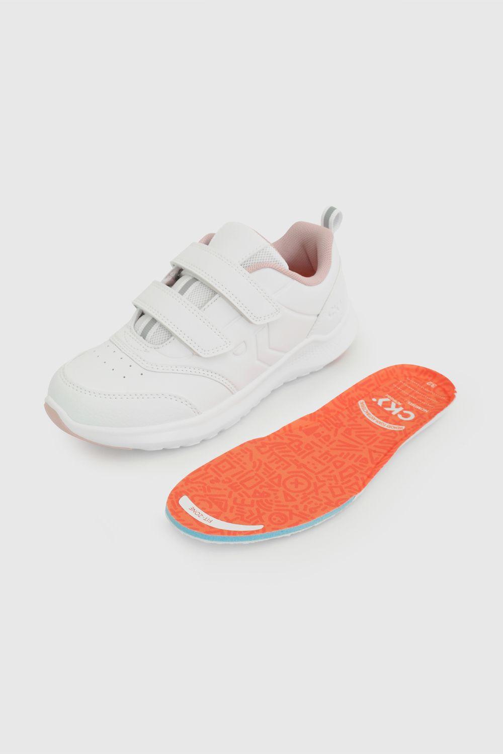 Zapatilla Escolar Detalles Rosados 7267 Colloky-6