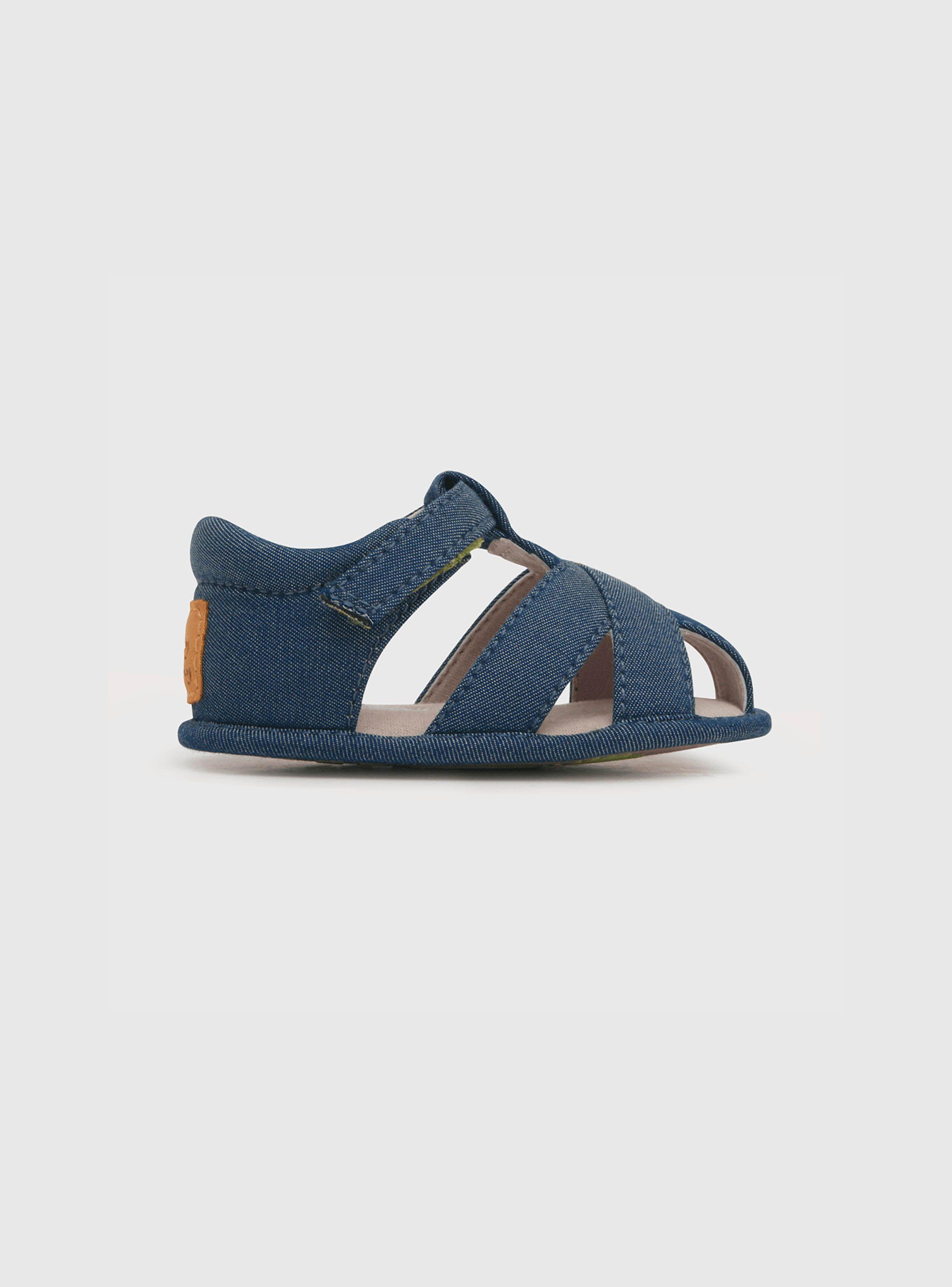 Sandalia Cerrada Cintas Azul (14 A 18) Colloky-1