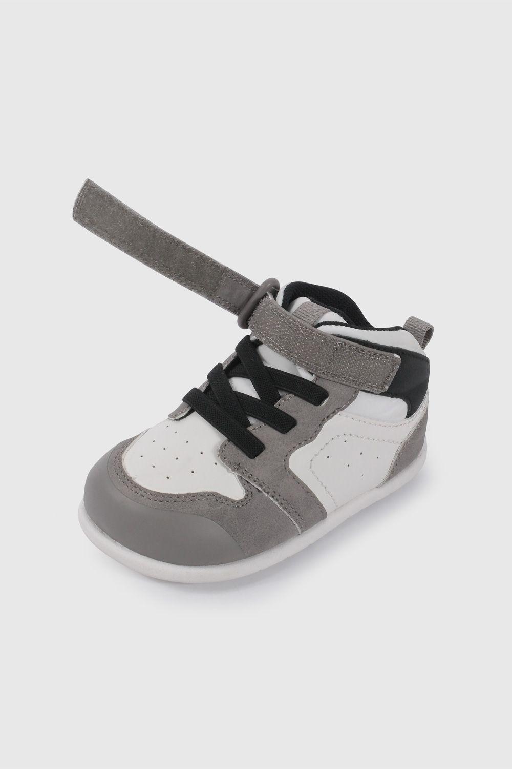 Zapatilla Urbana Gris Caña Media 37010298V26-5