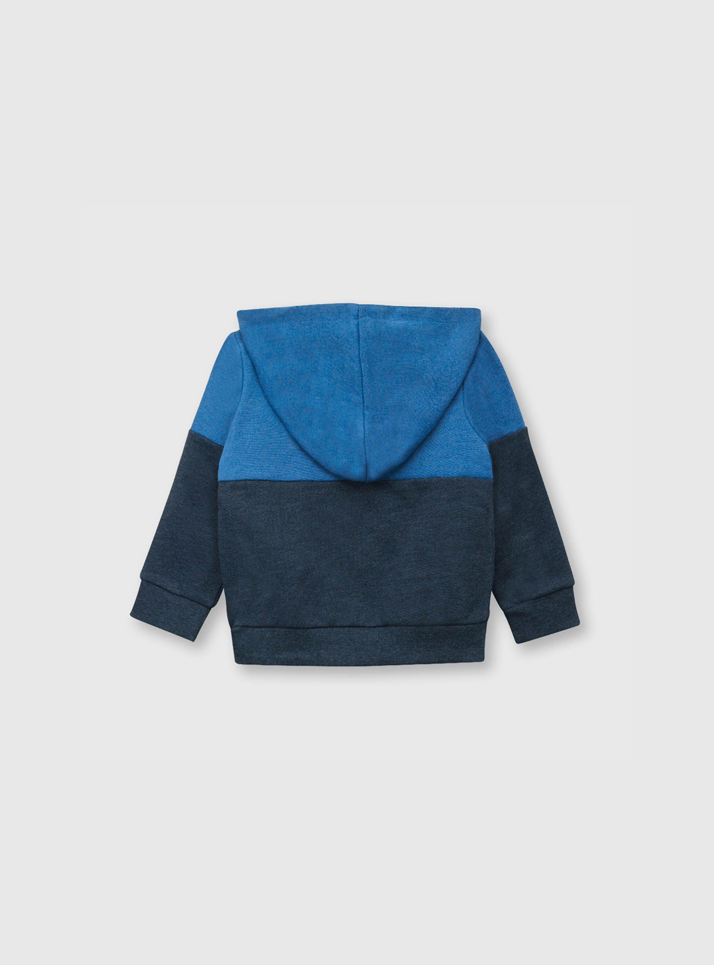 Polerón Bebé Azul Niño Bloques Azul (3 A 36 Meses) Colloky-1