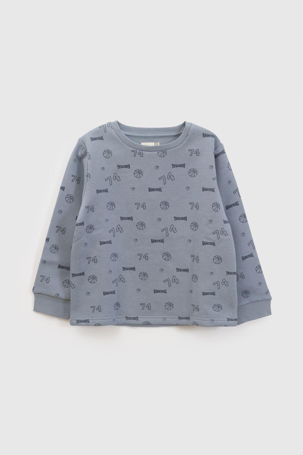 Pijama Niño Gris 7796 Colloky-1