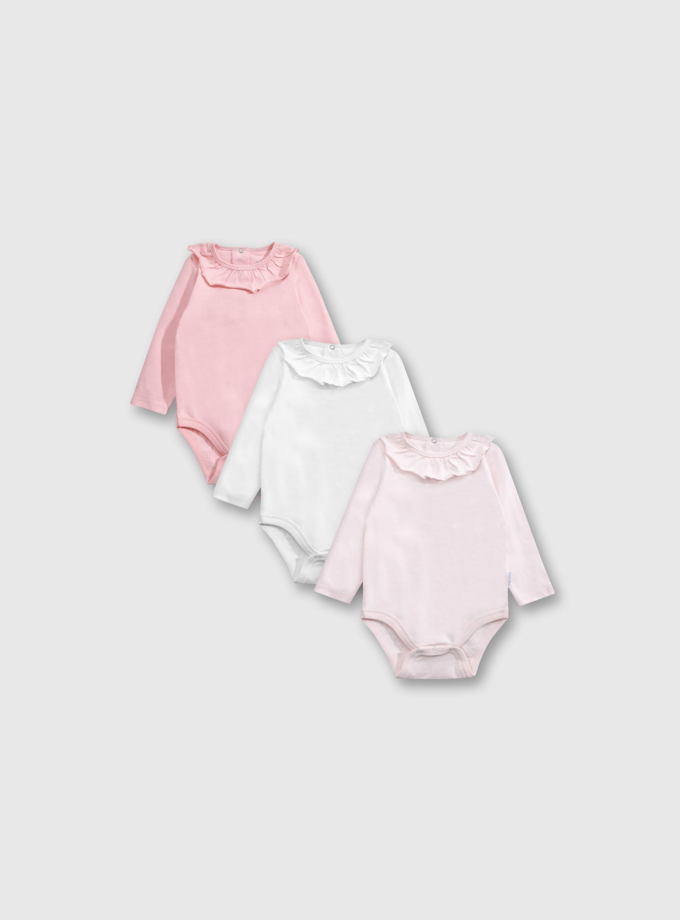 Pack de Bodies Niña Rosado 54301 Colloky-0