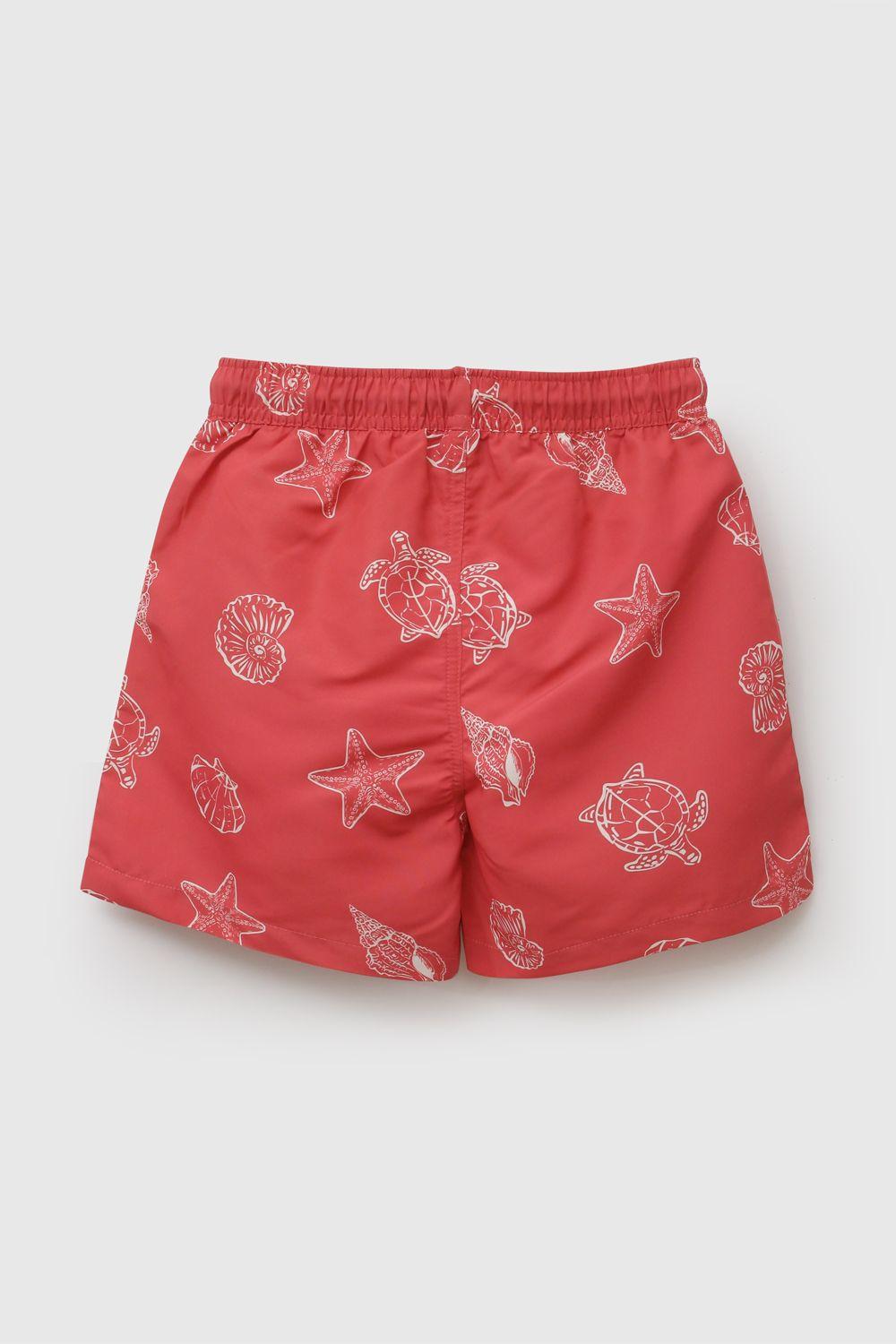 Traje de baño beach niño rojo 3-4A a 12-13A-2
