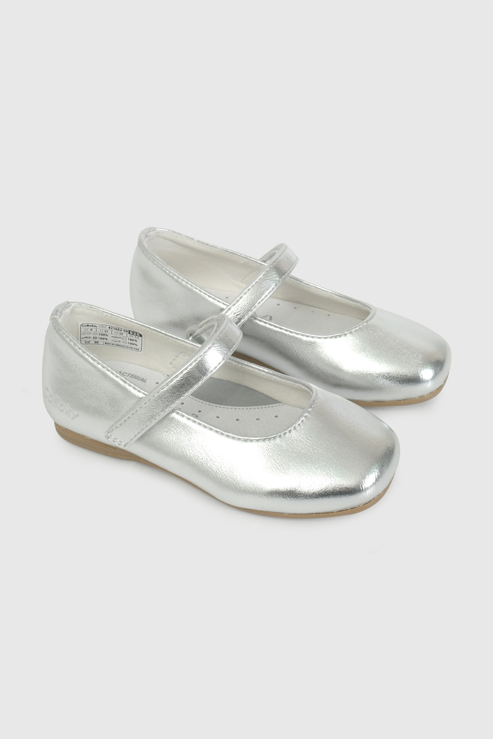Ballerina Niña Plateado Metalico 57372 Colloky-0