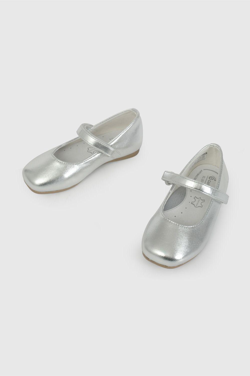 Ballerina Metalizada Plateada 42160208V26-3