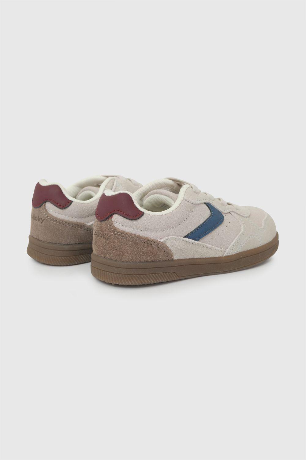 Zapatilla Gris Claro Niño 8451 Colloky-3