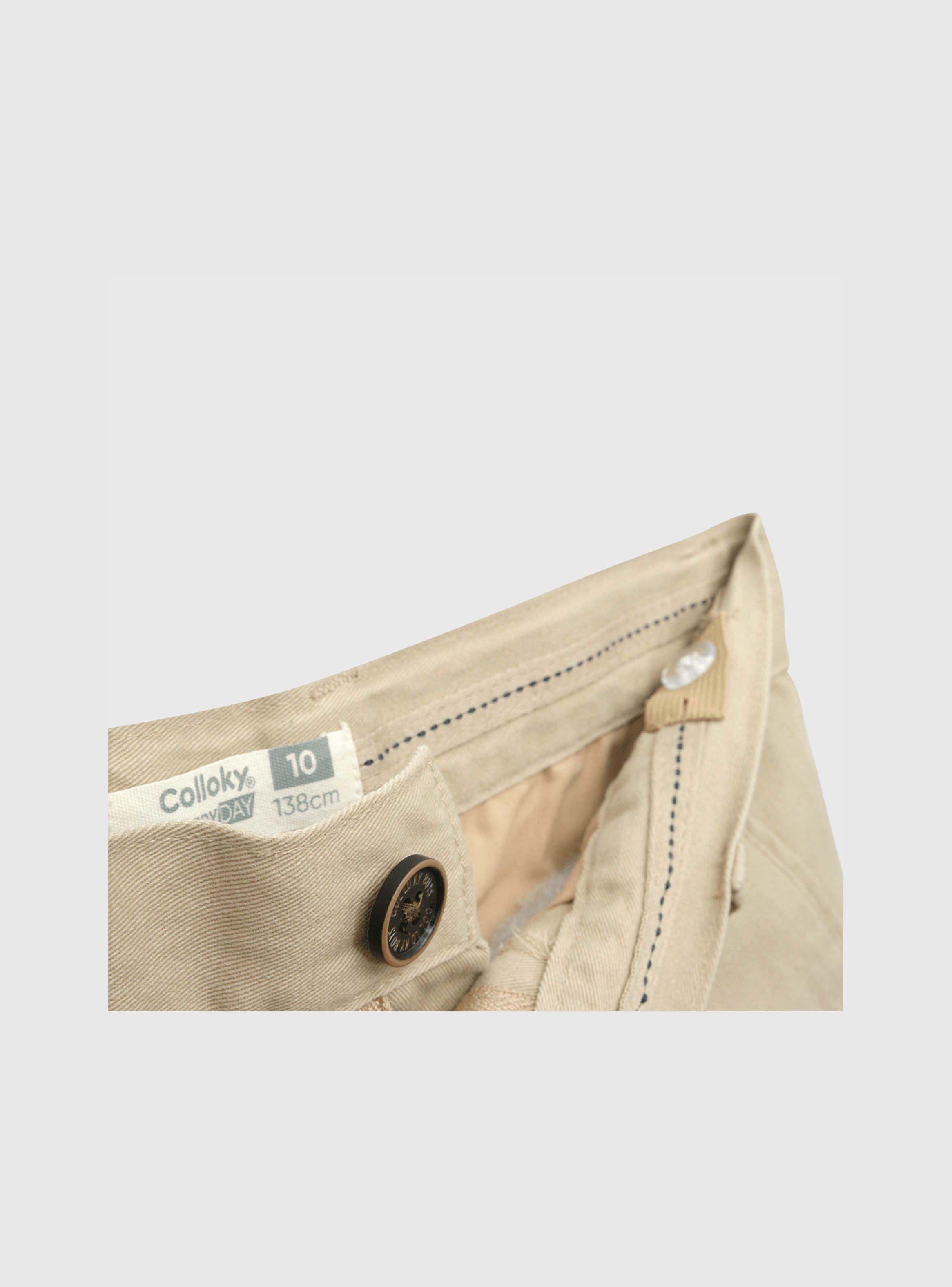 Pantalón Niño Clasico Beige (2 A 12 Años) Colloky-2