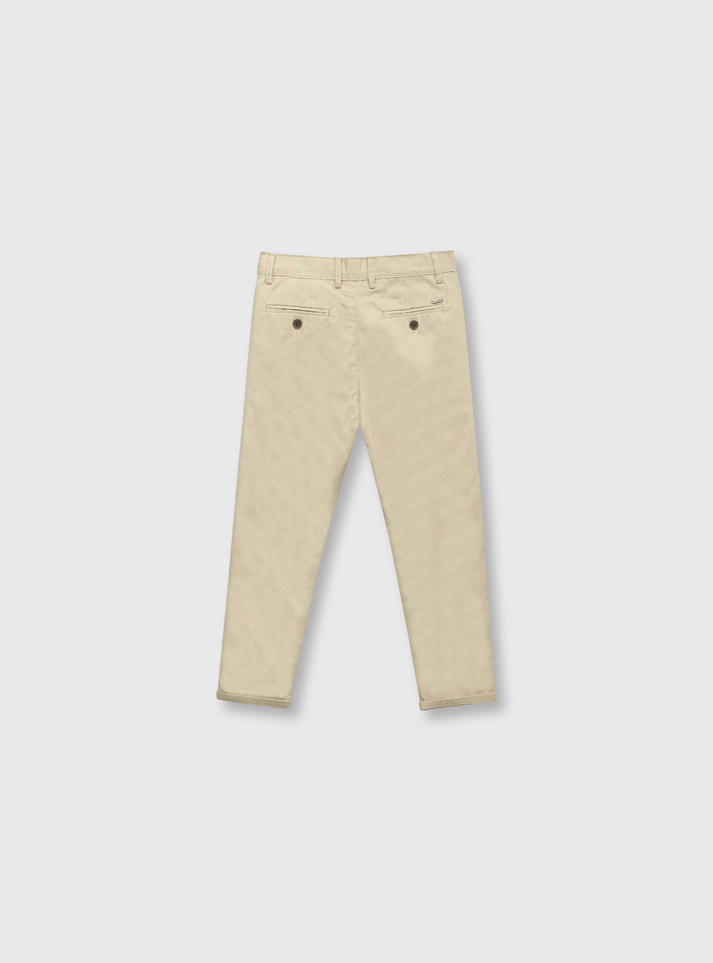 Pantalón Niño Clasico Beige (2 A 12 Años) Colloky-1