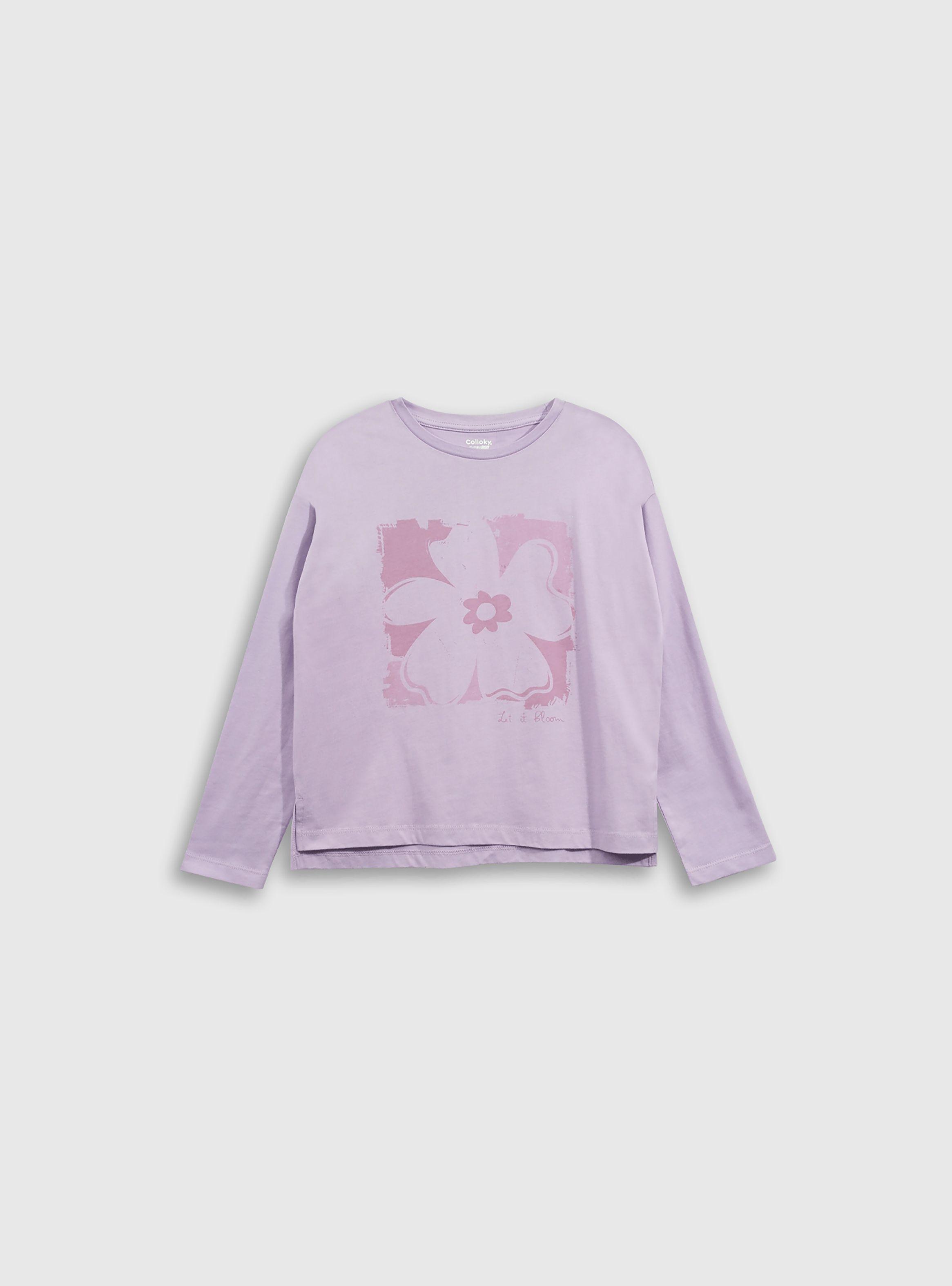 Polera Niña Morado 55271 Colloky-0