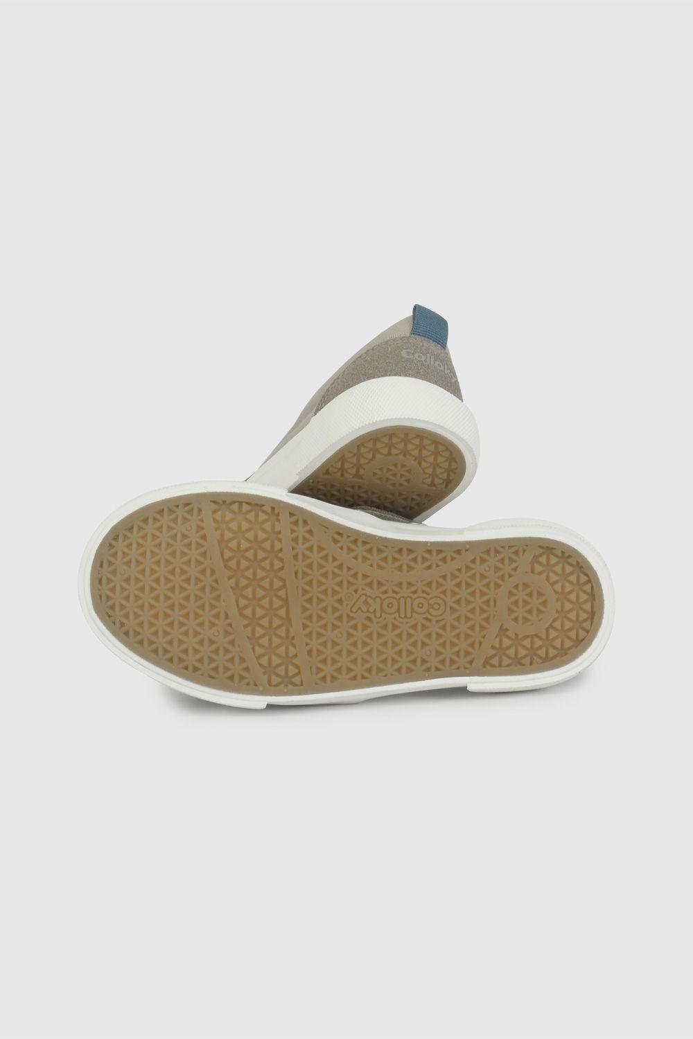 Zapatilla de Lona Beige Slip On 41030266V26-2