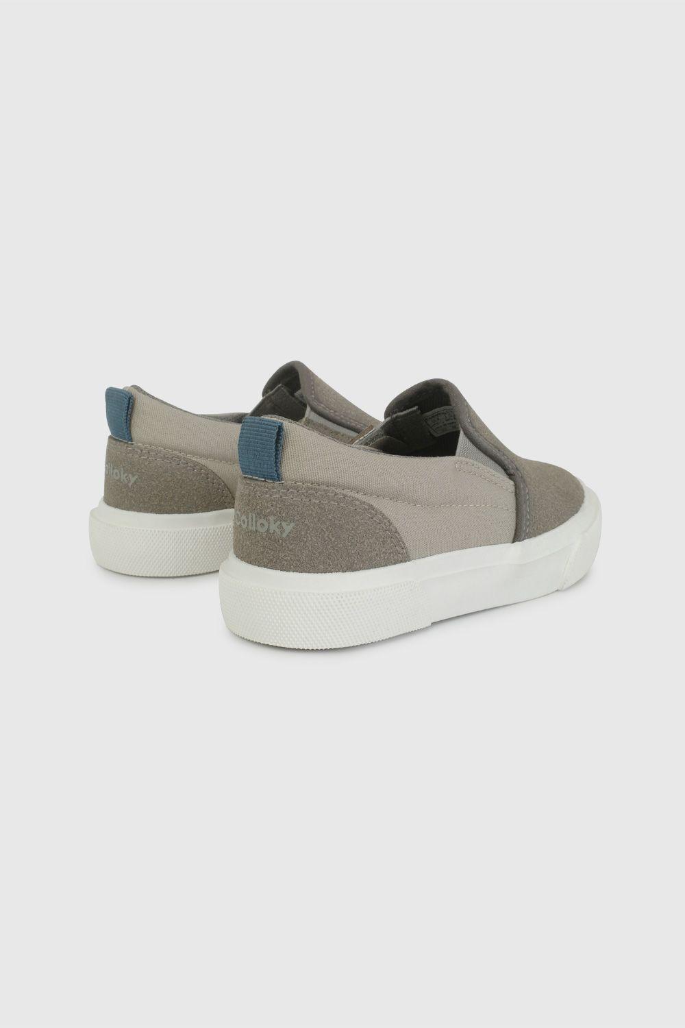 Zapatilla de Lona Beige Slip On 41030266V26-4