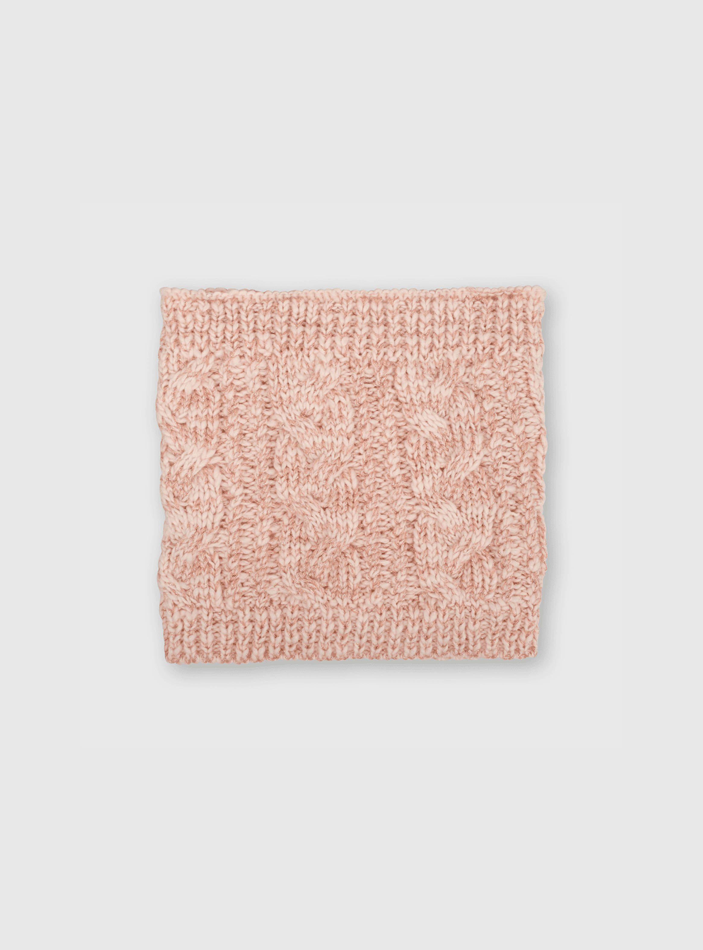 Cuello De Niña De Lana Rosado (Talla Única) Colloky-1
