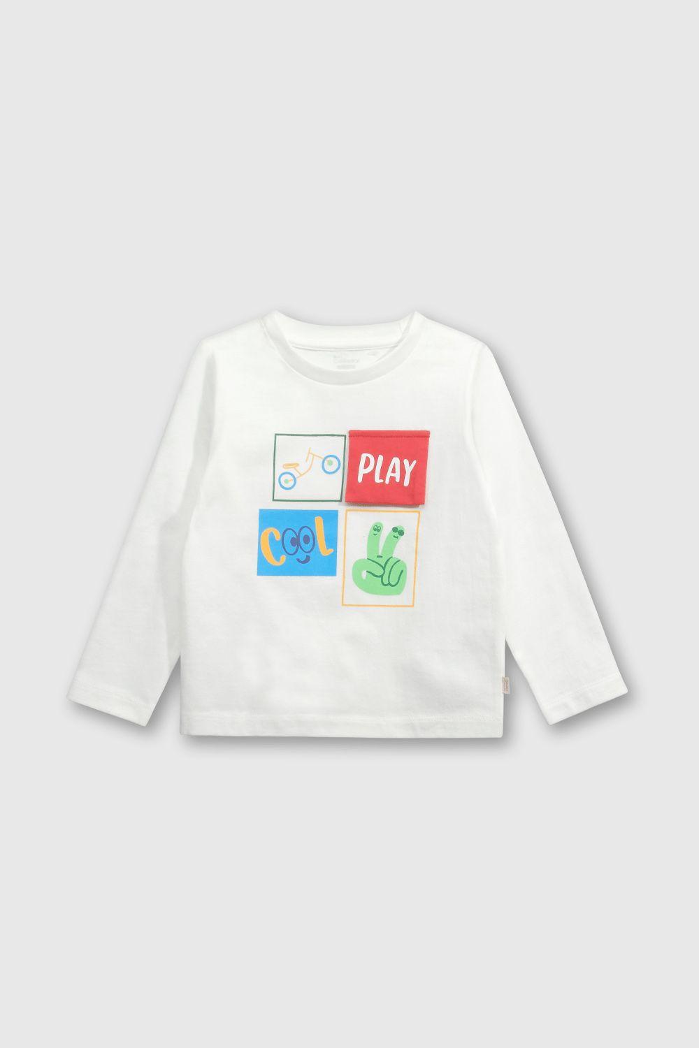 Polera Blanco de Niño-0