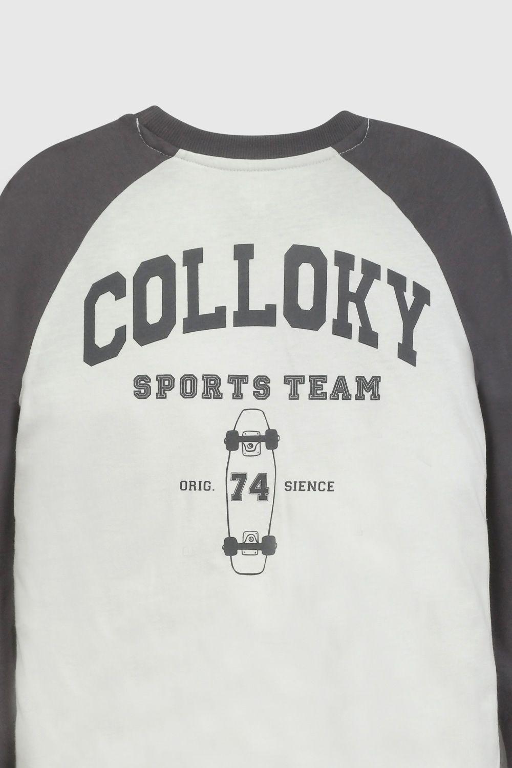 Polera Negra Colloky De Niño POJE1502V26-3