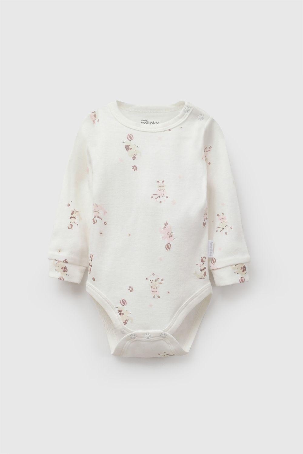 Set body circo rib niña purpura 0/3M a 18/24M-1