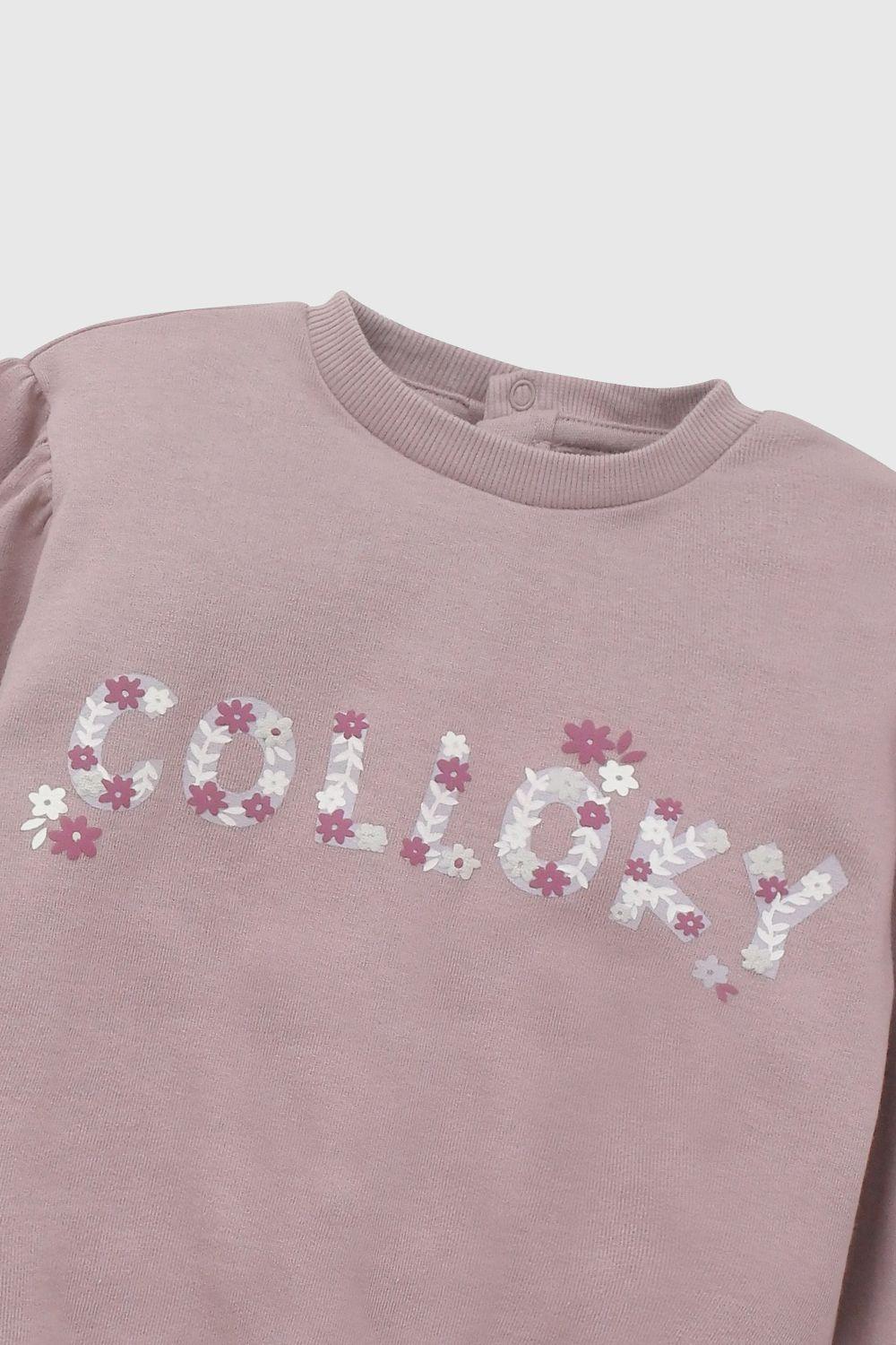 Polerón Morado Niña 7395 Colloky-2